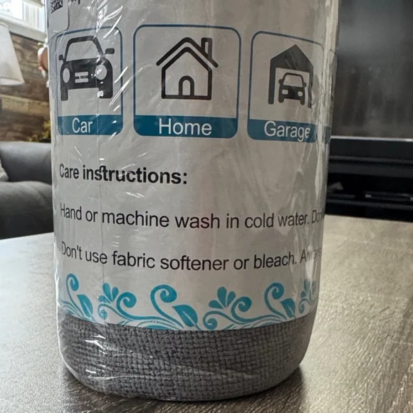 40-pc Homaxy Gray Reusable & Washable Microfiber Lint-free Cleaning Cloths - Picture 5 of 8